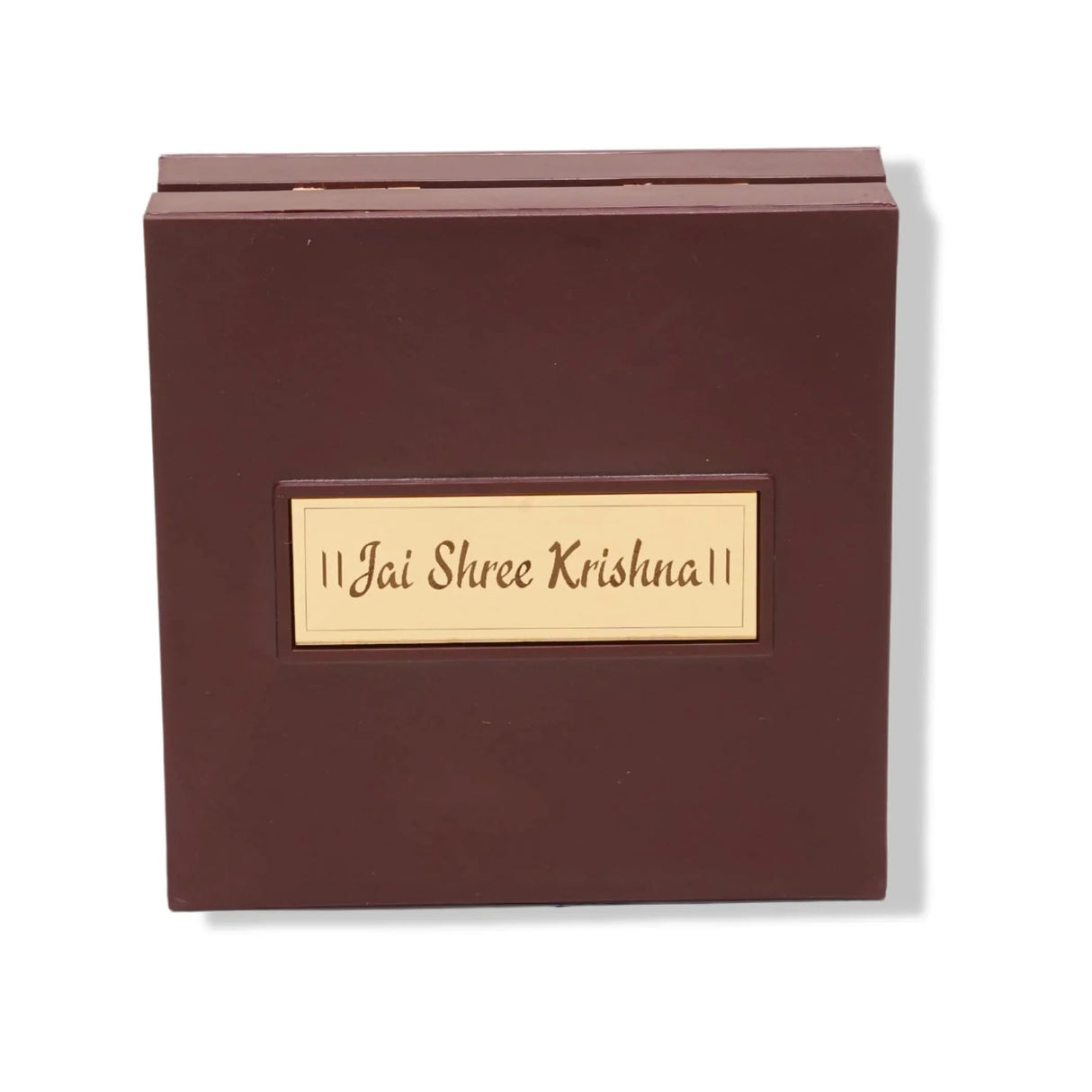 Gold Plated Shri Nath Ji Photo Frame with Charan Paduka for Housewarming Baby Shower Return Gift Worship Pooja Room Decor Hindu God Religious Shreenathji Krishna Prayer Box Momento Gifts - LoveNspire