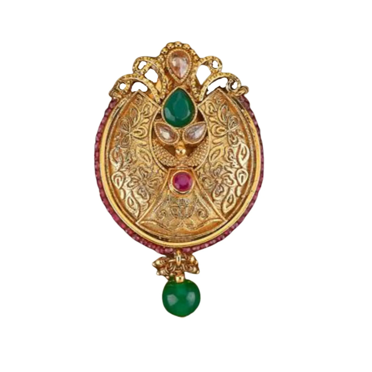 Golden Sari Brooch Indian Saree Lehenga Safety Pin Gold Tone Jewelry Designer Bollywood Safety Pin Indian Wedding Bridal Jewelry Gift for Her Mother’s Day Gift - LoveNspire