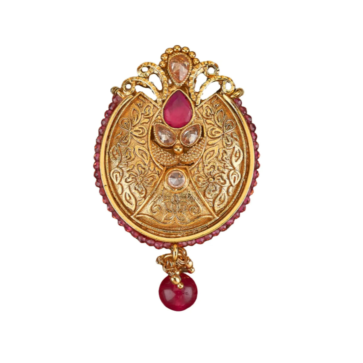 Golden Sari Brooch Indian Saree Lehenga Safety Pin Gold Tone Jewelry Designer Bollywood Safety Pin Indian Wedding Bridal Jewelry Gift for Her Mother’s Day Gift - LoveNspire