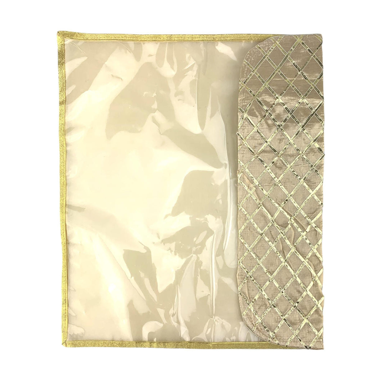 5 Assorted Gotta Patti Saree Bags Lehnga Cover Clothes Organizer Sari Storage Bag for Wardrobe and Gifting Storage Indian Wedding Favor Cloth Case Birthday - LoveNspire