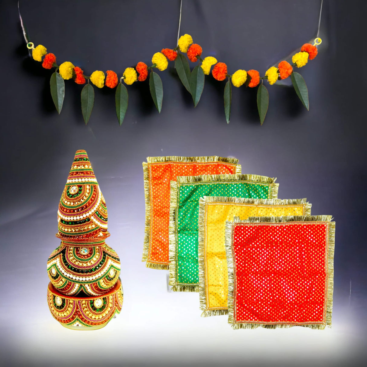Gudi Kit, Gudi Showpiece, Gudi Padwa Set, Gudi Padwa Decoration, Gudi Padwa Gift, Gudi Padva, Pooja Decor - LoveNspire