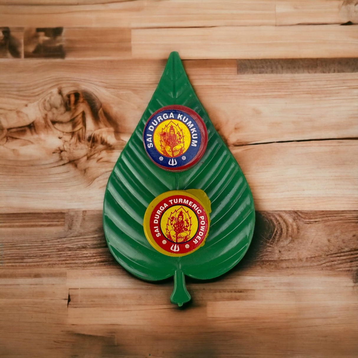 Haldi Kumkum Packet Leaf Set Turmeric Combo Sindoor Dabbi Pooja Item for Indian Wedding, Thamboolam, Housewarming, Havan Temple Decor Festive Essentials Gift - LoveNspire