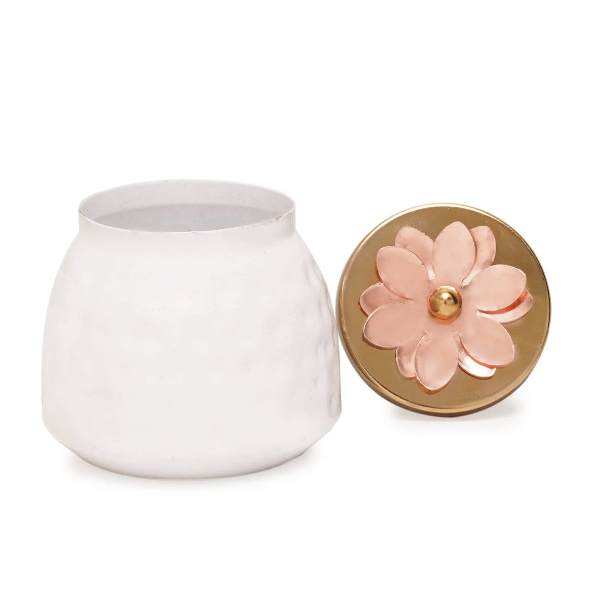 Hammered Mild Steel Polished Dryfruits Jar with Lid Golden Coated Design Decorative Serving Bowls Container Return Gift for Housewarming Wedding Handmade Candy Jar (pack of 1/4/16 - 3.4’) - LoveNspire