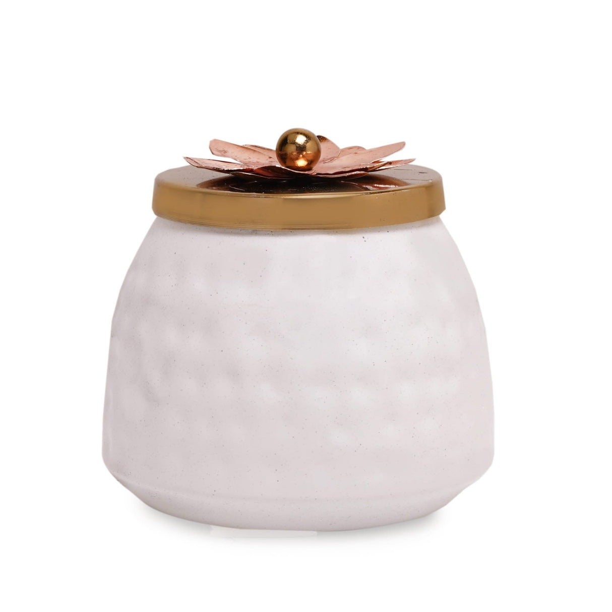 Hammered Mild Steel Polished Dryfruits Jar with Lid Golden Coated Design Decorative Serving Bowls Container Return Gift for Housewarming Wedding Handmade Candy Jar (pack of 1/4/16 - 3.4’) - LoveNspire