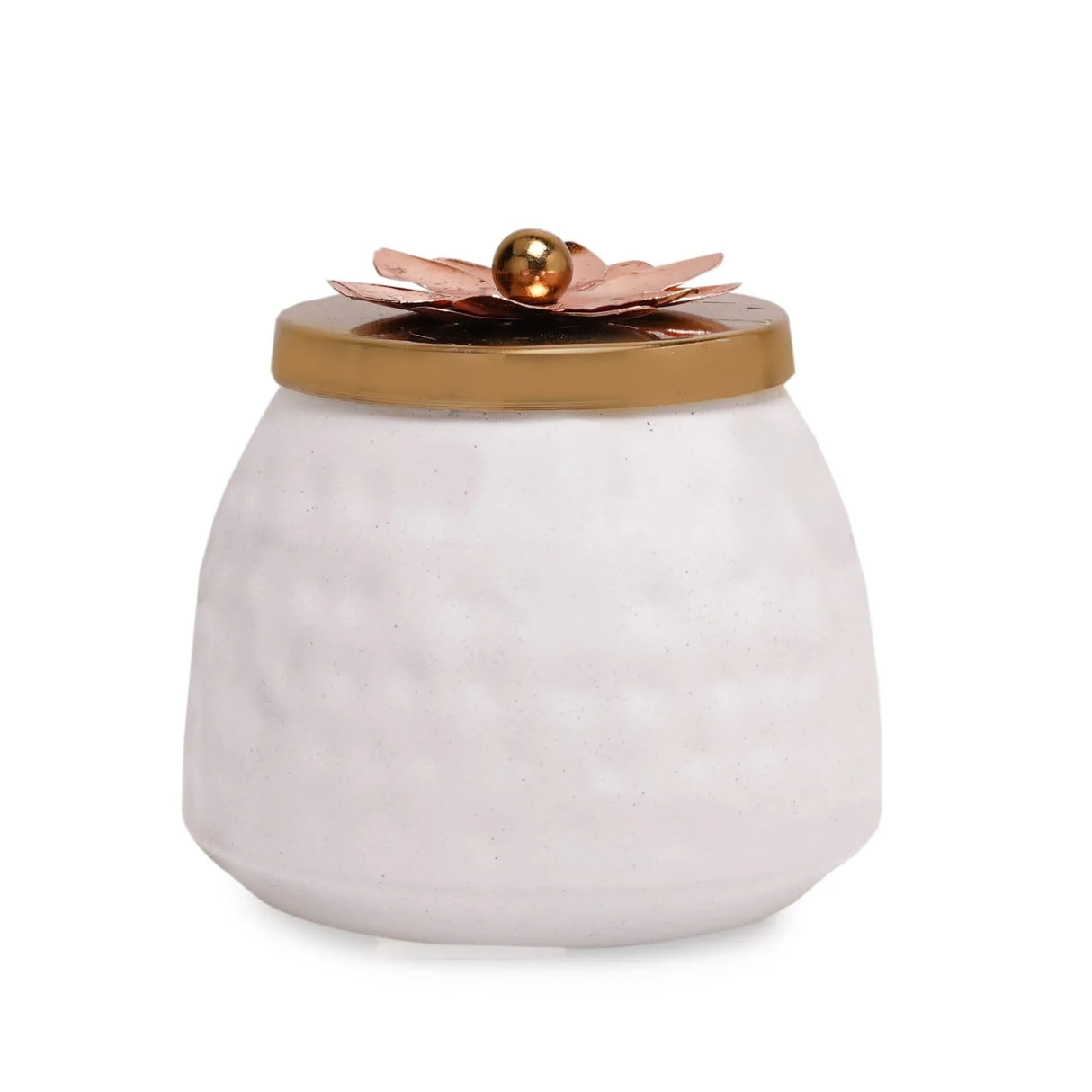 Hammered Mild Steel Polished Dryfruits Jar with Lid Golden Coated Design Decorative Serving Bowls Container Return Gift for Housewarming Wedding Handmade Candy Jar (pack of 1/4/16 - 3.4’) - LoveNspire