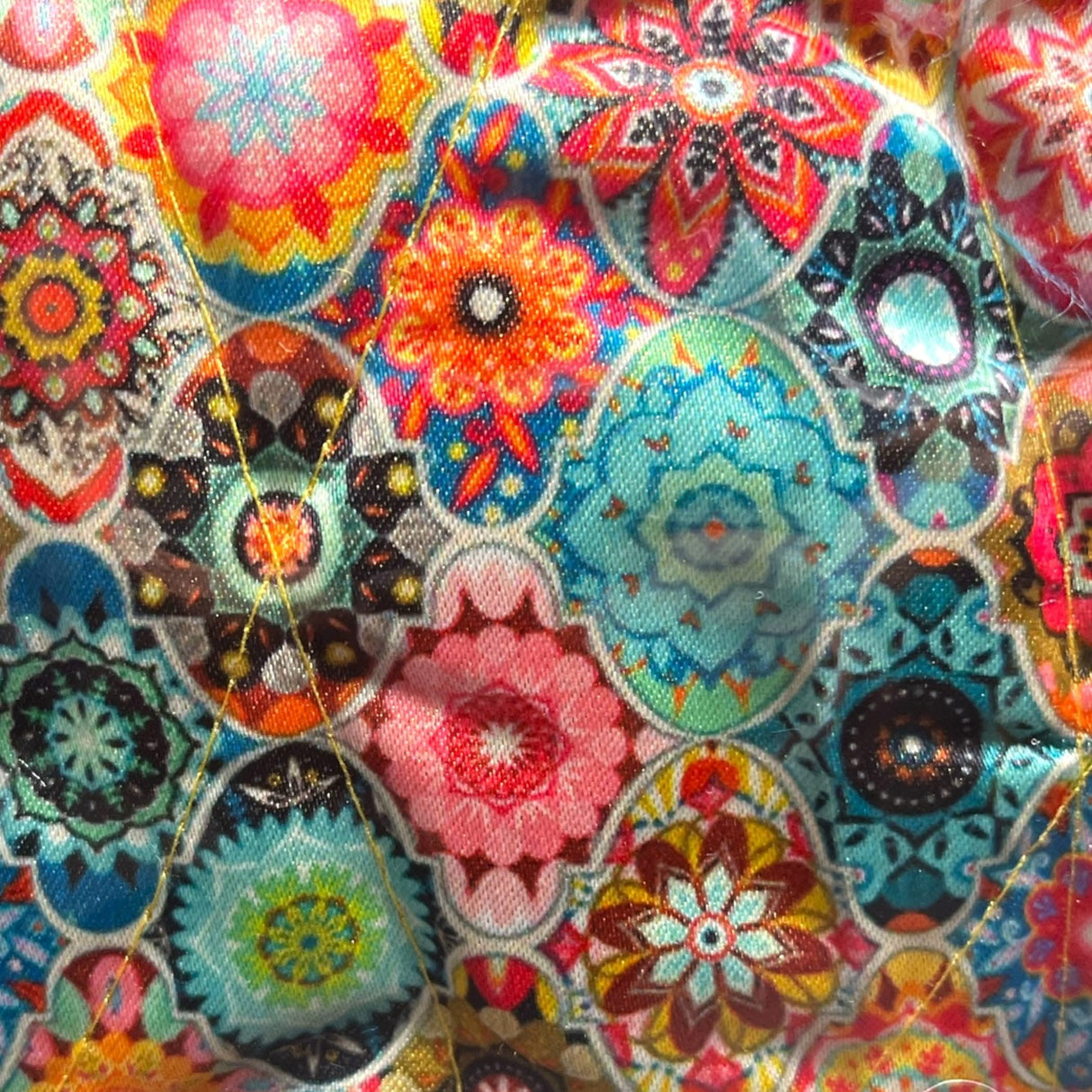 Flower Print Indian Jewelry Box Satin Pouches Jewellery Traveling Organizer Storage Bag with 4 Transparent Pouches Indian Wedding Favor Bridesmaid Gift - LoveNspire