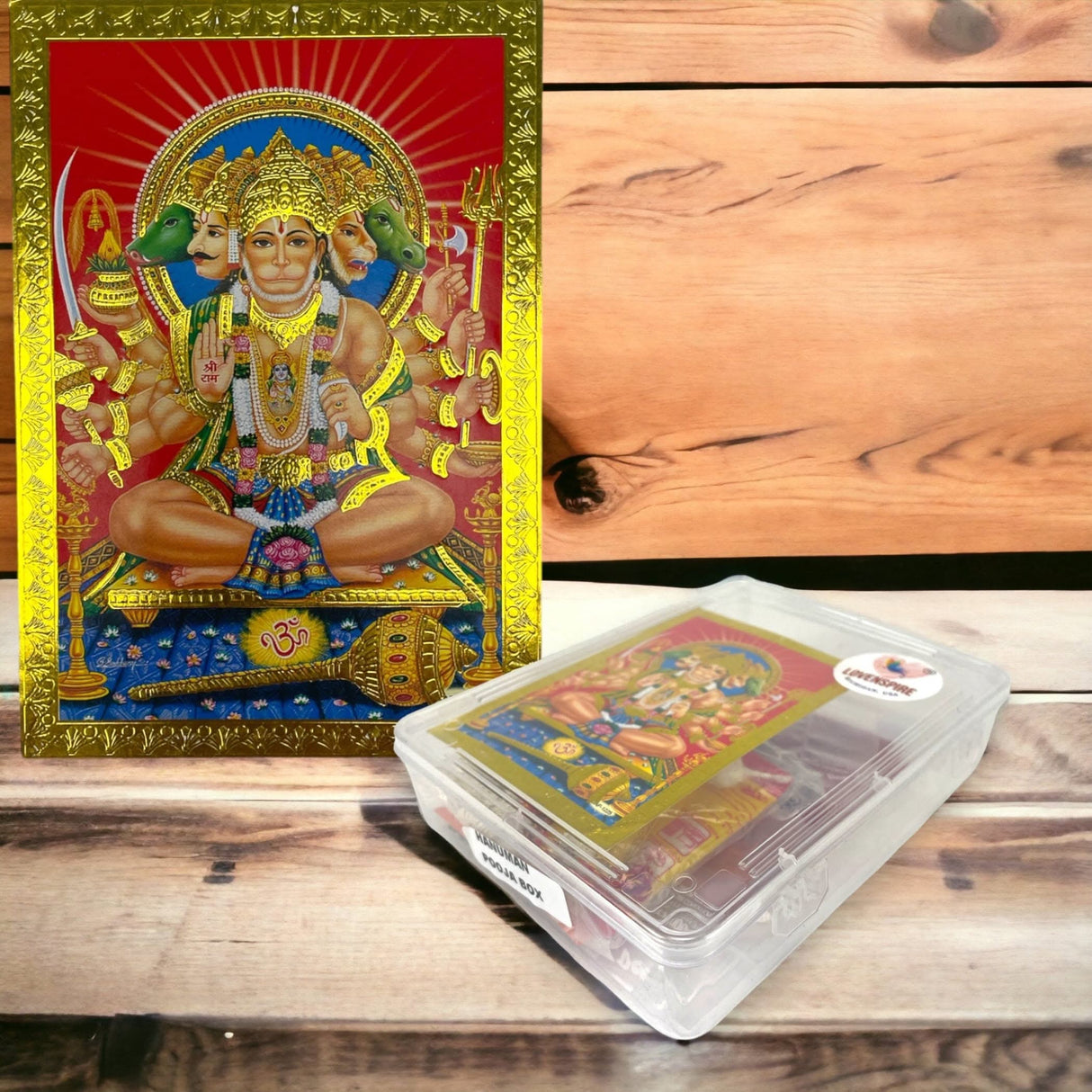 Hanuman Pooja Kit, Bajrang Puja Samagri, Hanuman Statue, Hanuman Photo, Hanuman Pooja Samagri, Maruti Pooja Kit - LoveNspire