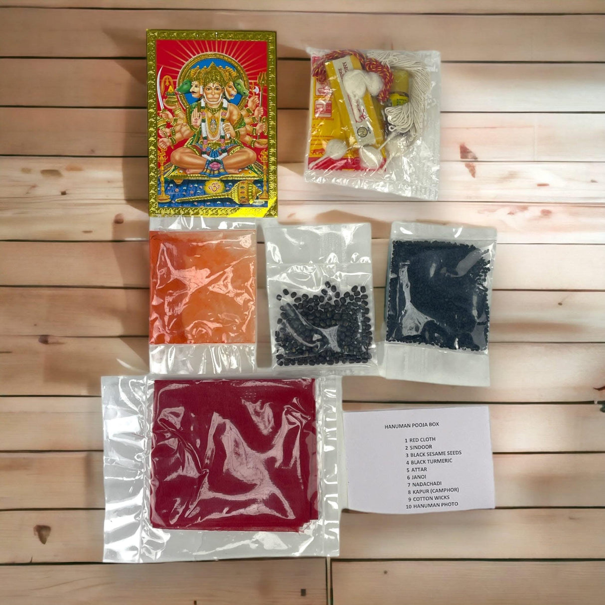 Hanuman Pooja Kit, Bajrang Puja Samagri, Hanuman Statue, Hanuman Photo, Hanuman Pooja Samagri, Maruti Pooja Kit - LoveNspire