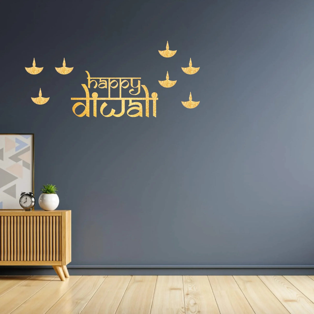 Happy Diwali Sign, Diwali Decoration, Happy Diwali Cutout, Diwali Home Decor, Diwali Backdrop - LoveNspire