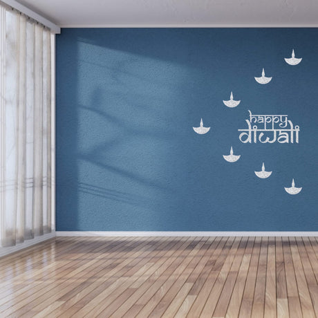Happy Diwali Sign, Diwali Decoration, Happy Diwali Cutout, Diwali Home Decor, Diwali Backdrop - LoveNspire