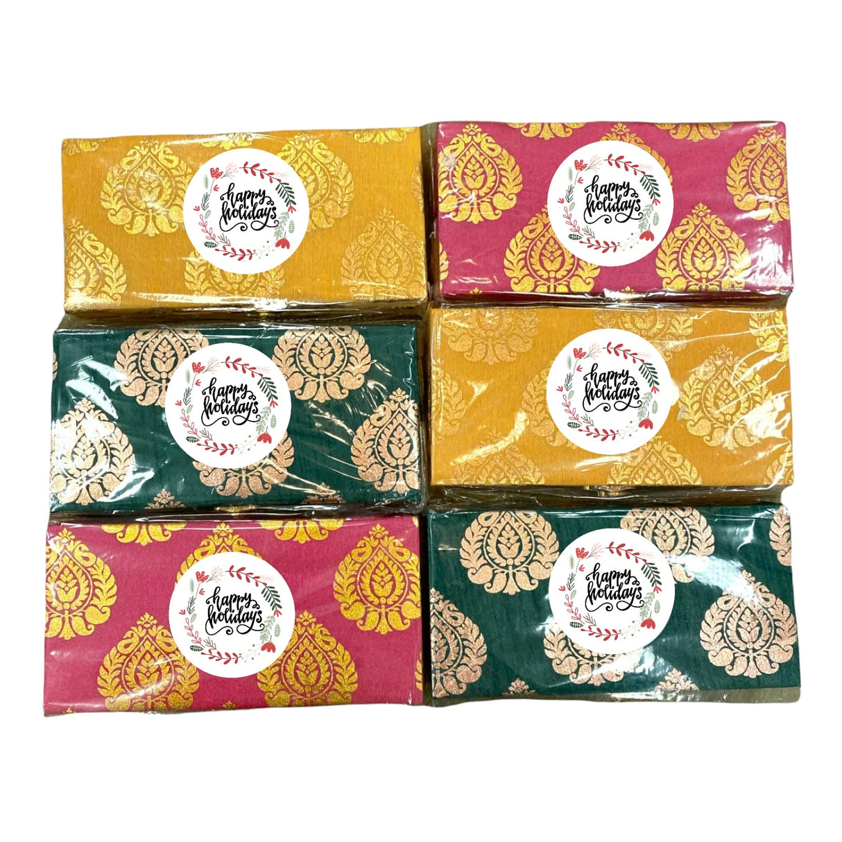 Happy Holiday Gift Boxes, Candle Holder Christmas Gift Box Hamper Basket, for Employees, Home Office Friends , Family & Relatives - LoveNspire