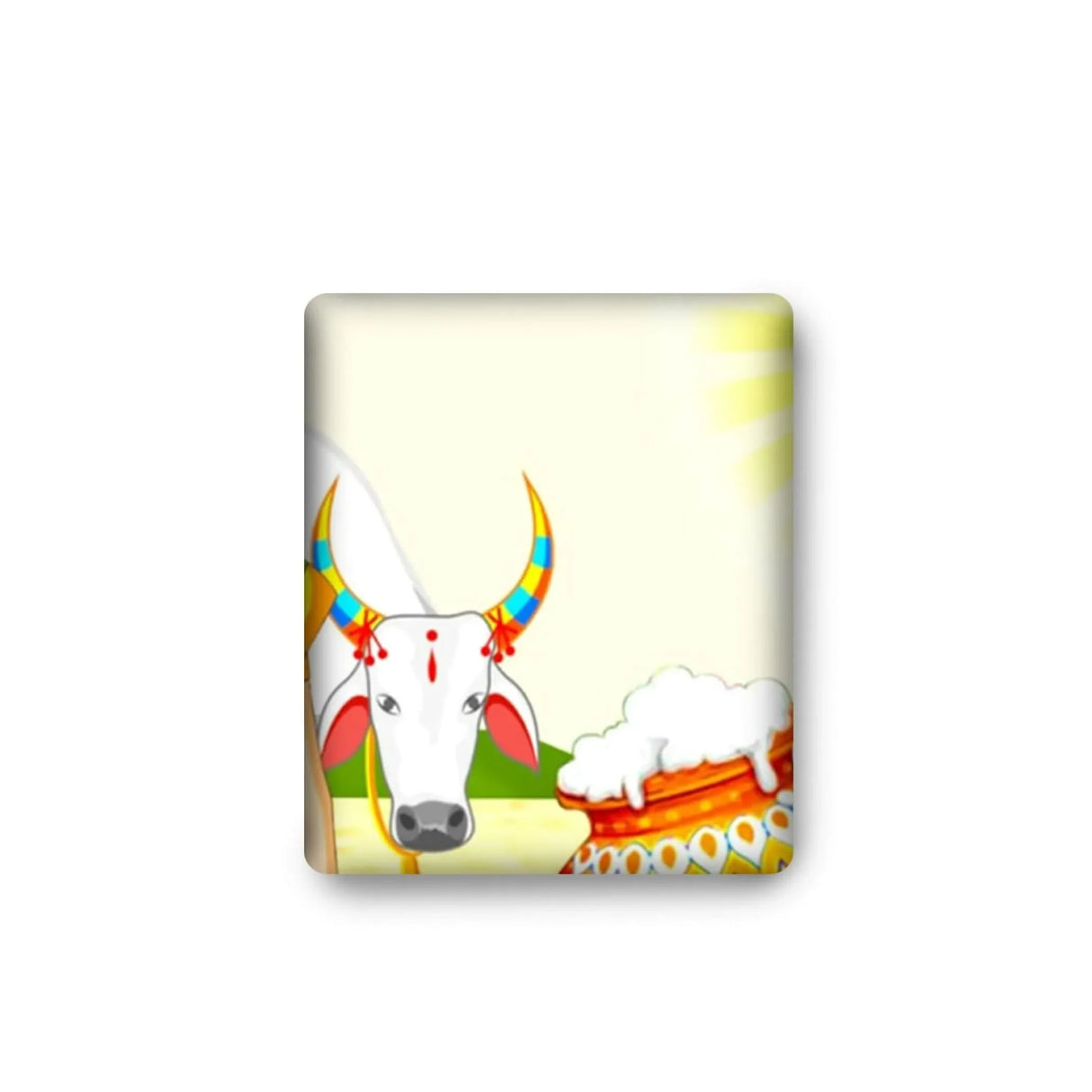 Happy Pongal Backdrop Banner 5x8 Feet Pongal Decor Indian Harvest Festival Background Holiday Banner Wall Backdrop for Photography Pongal Ugadi Party Celebration - Decorative Photo Props - LoveNspire