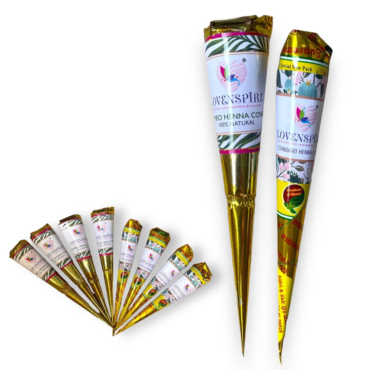 Henna Cones, Henna Tattoo, Mehndi Cones, Organic Henna Cones, Natural Handmade,temporary Henna Tattoo, - LoveNspire
