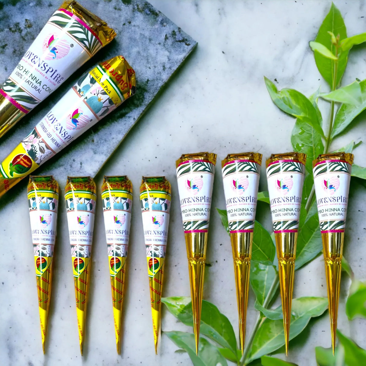 Henna Cones, Henna Tattoo, Mehndi Cones, Organic Henna Cones, Natural Handmade,temporary Henna Tattoo, - LoveNspire