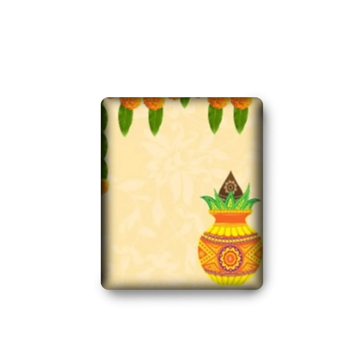 Housewarming Backdrop Indian Traditional Cloth 5x8 Feet Backdrop Pooja Wall Decor Indian Wall Art Photo Decor Banner Indian Indian Housewarming Favor Decorative Cloth - LoveNspire