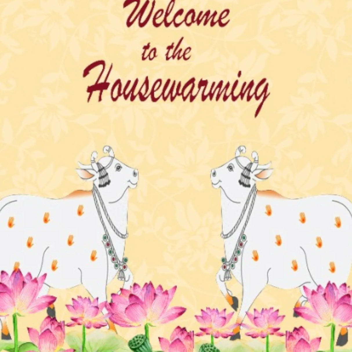 Housewarming Backdrop Indian Traditional Cloth 5x8 Feet Backdrop Pooja Wall Decor Indian Wall Art Photo Decor Banner Indian Indian Housewarming Favor Decorative Cloth - LoveNspire