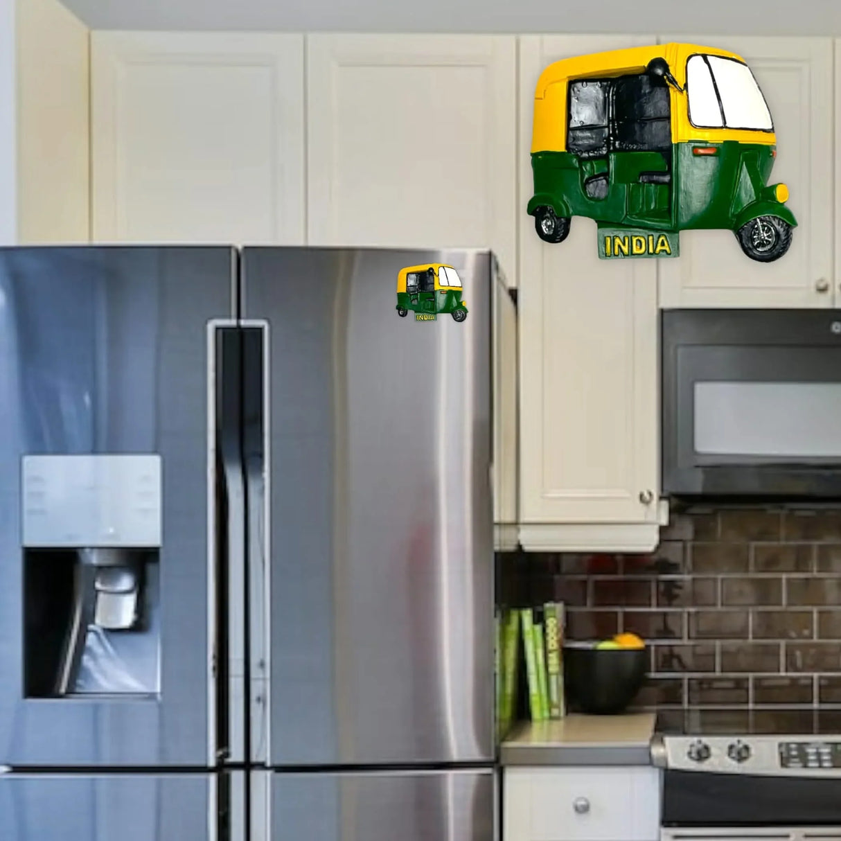 India Fridge Magnet Souvenir, Refrigerator Magnets, Indian Return Gift, India Taj Mahal ,indian Rickshaw, Elephant, Om Magnet, Hindu God Goddess, Desi Gifting - LoveNspire