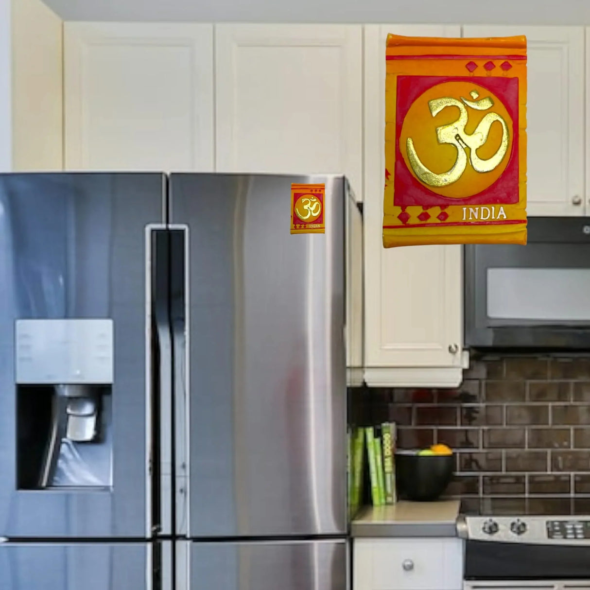 India Fridge Magnet Souvenir, Refrigerator Magnets, Indian Return Gift, India Taj Mahal ,indian Rickshaw, Elephant, Om Magnet, Hindu God Goddess, Desi Gifting - LoveNspire