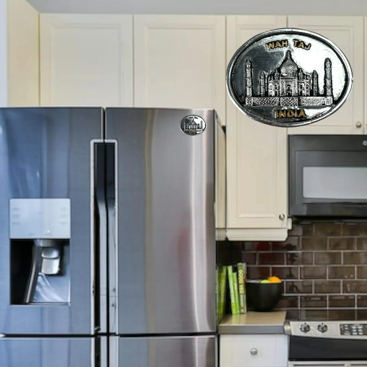 India Fridge Magnet Souvenir, Refrigerator Magnets, Indian Return Gift, India Taj Mahal ,indian Rickshaw, Elephant, Om Magnet, Hindu God Goddess, Desi Gifting - LoveNspire