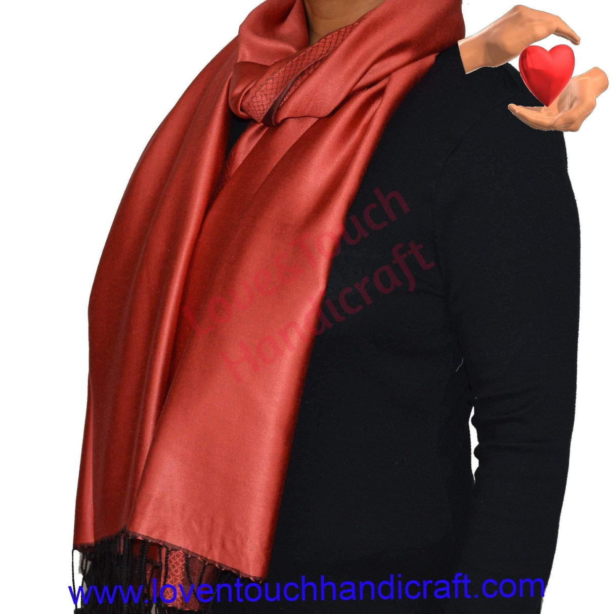 Indian Pashmina Shawl, Christmas & Thanks Giving Gift, , Soft Wool Wrap, Gift for Her, Kasmiri Stole, Scarf for Her, Knit Shawl, Women Shawl Wrap, Bridal Shawl, Wedding Favors - LoveNspire