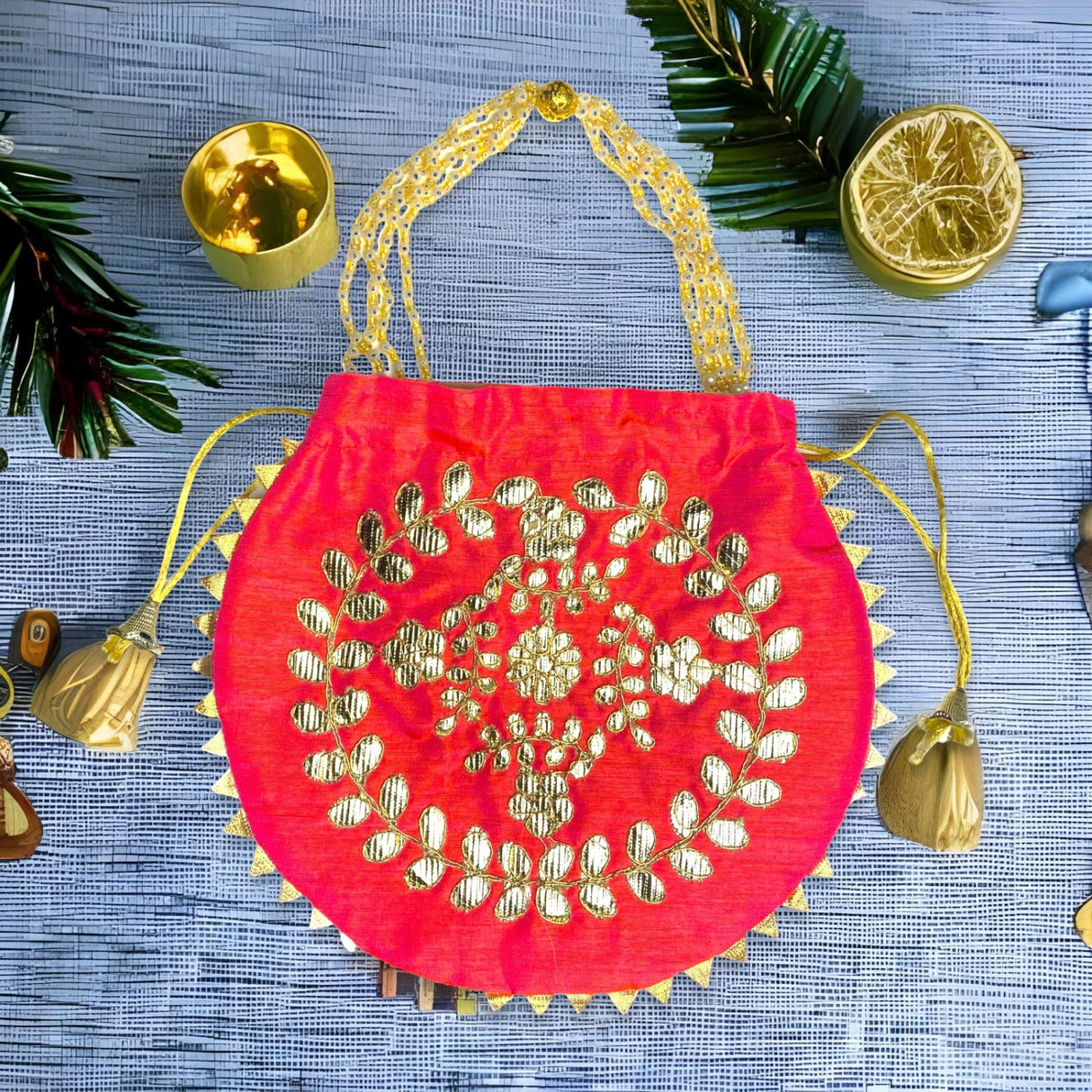 Indian Potli Bag, Nikah Favor, Indian Muslim Punjabi Wedding Favor, Diwali Gift Bag, Diwali Favor, Diwali Gift, Housewarming Favor, Eid Gift - LoveNspire