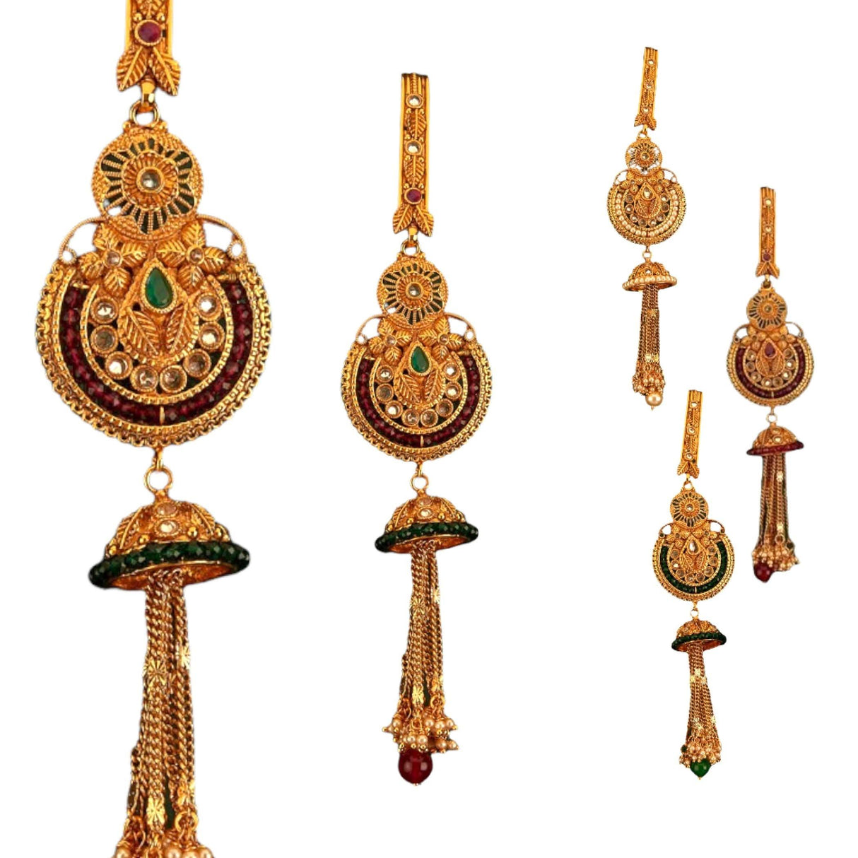 Indian Waist Key Chain Classic Gold Plating Indian Kamarbandh Ethnic Kundan Belly Chain Bridal Jewelry Gift - LoveNspire