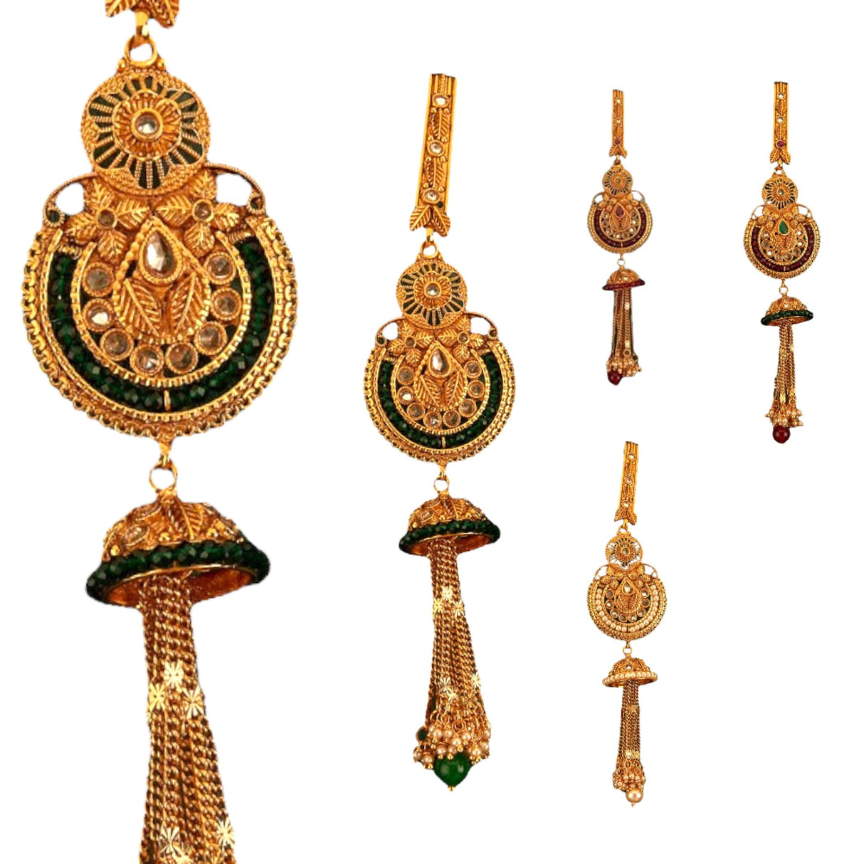 Indian Waist Key Chain Classic Gold Plating Indian Kamarbandh Ethnic Kundan Belly Chain Bridal Jewelry Gift - LoveNspire