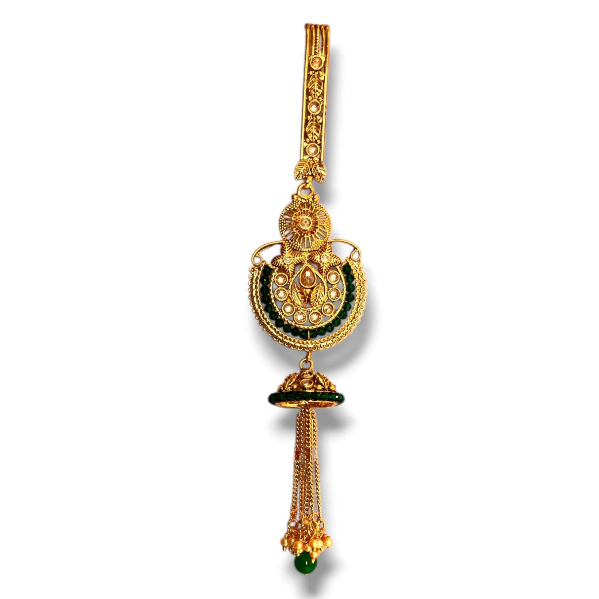 Indian Waist Key Chain Classic Gold Plating Indian Kamarbandh Ethnic Kundan Belly Chain Bridal Jewelry Gift - LoveNspire