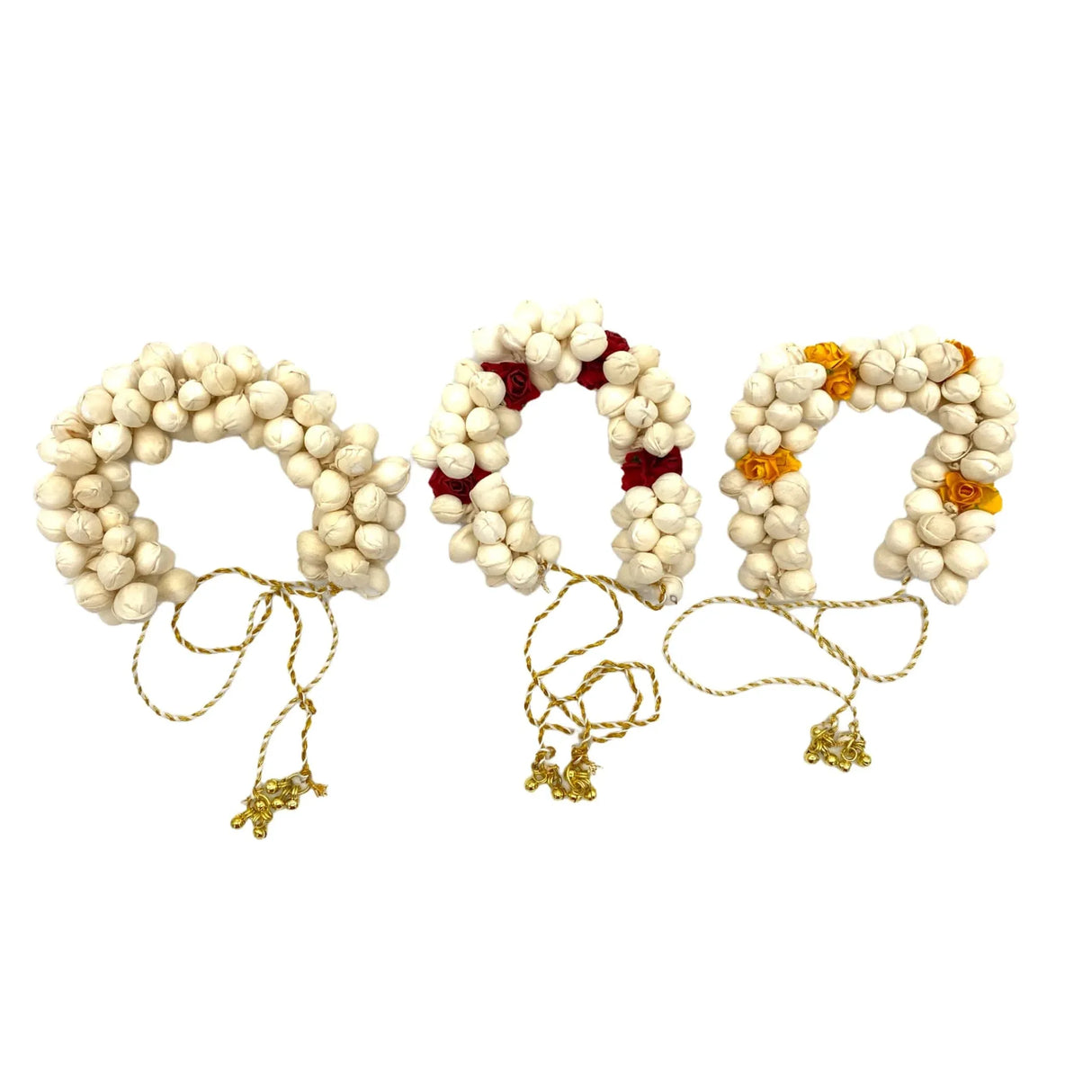 Jasmine Gajra Traditional Indian Hair Accessory Artificial Flower Jewelry Handmade Veni Tiara for Women Party Wear Bridal Mehndi Hair Bun Classical Dance Jewelry - LoveNspire