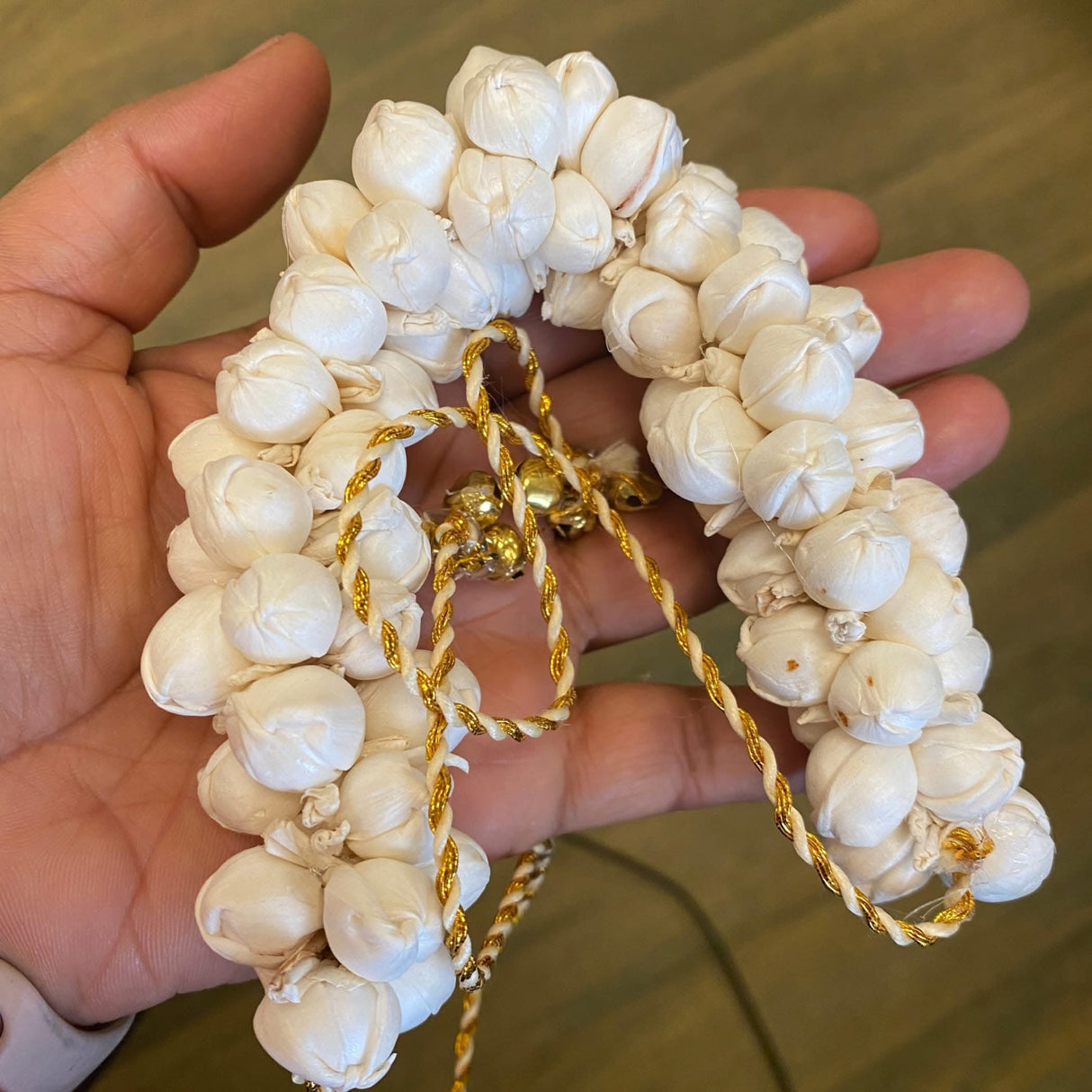 Jasmine Gajra Traditional Indian Hair Accessory Artificial Flower Jewelry Handmade Veni Tiara for Women Party Wear Bridal Mehndi Hair Bun Classical Dance Jewelry - LoveNspire