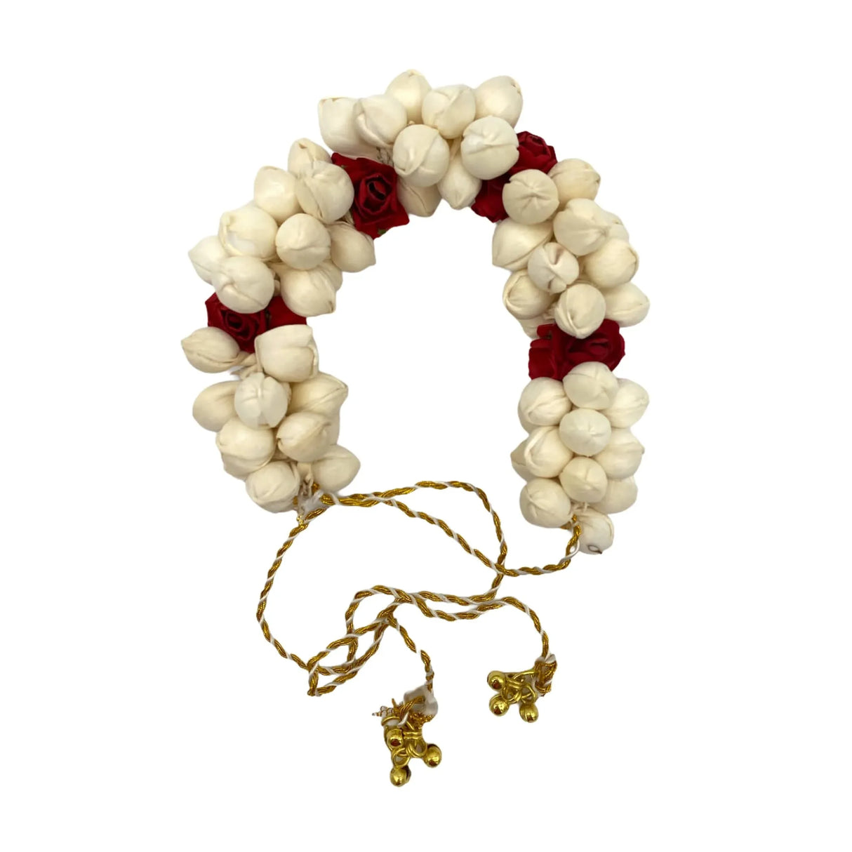 Jasmine Gajra Traditional Indian Hair Accessory Artificial Flower Jewelry Handmade Veni Tiara for Women Party Wear Bridal Mehndi Hair Bun Classical Dance Jewelry - LoveNspire