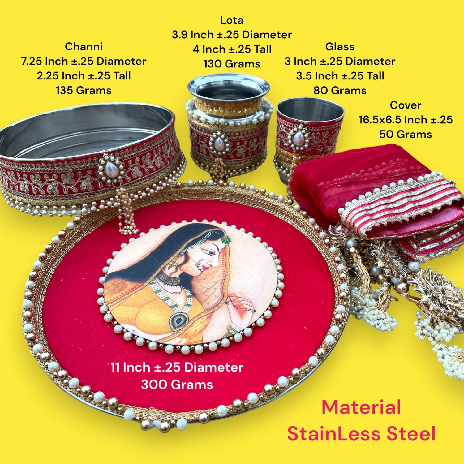 Karwa Chauth Thali, Karvachauth Thali, Daughter in Law Gift, Gift for Daughter, Gift for Wife, Karwa Chauth Gift, Karwachauth Thali, Karwachoth, Sargi Gift - LoveNspire