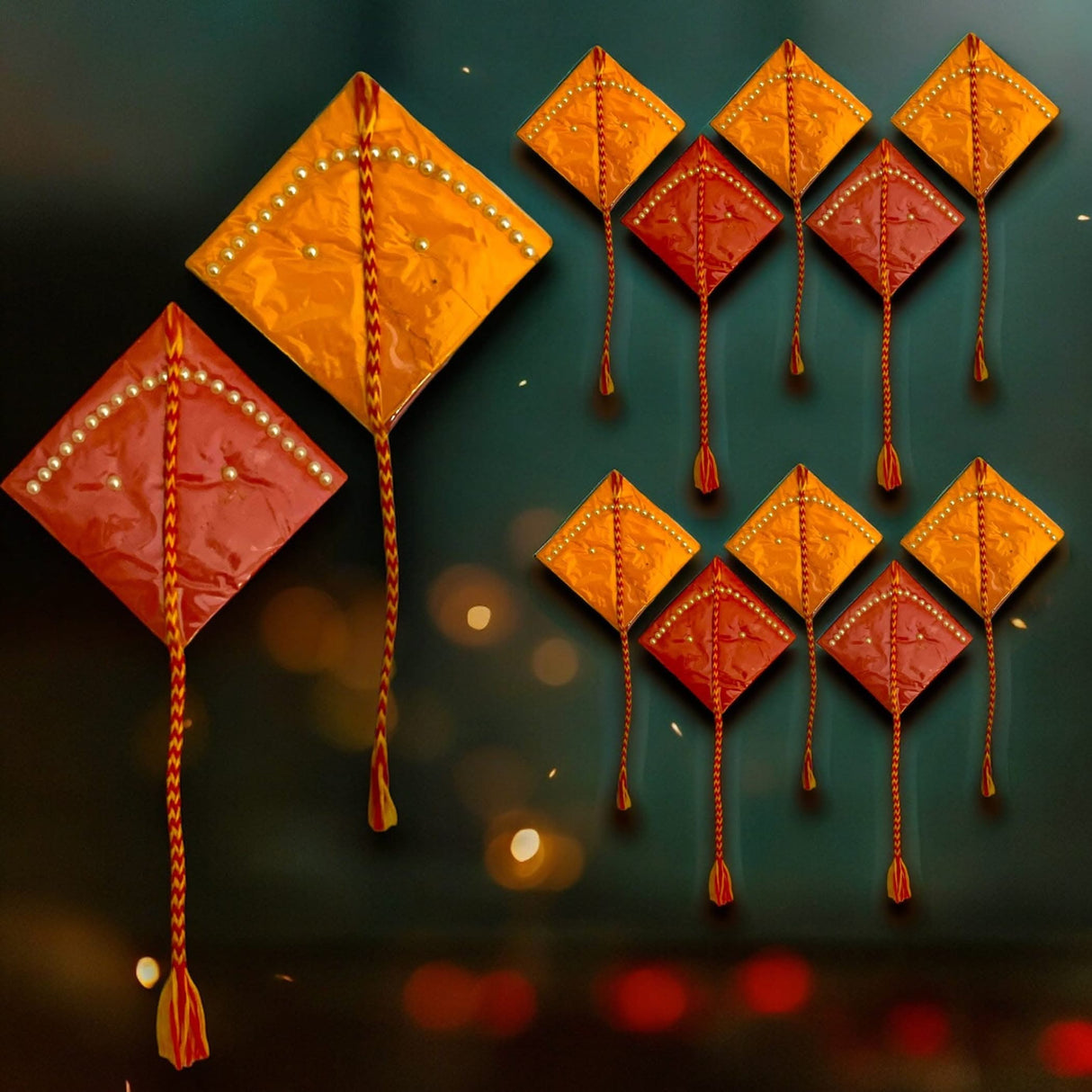 Haldi Kumkum Packets Bulk Kite Style Mini Packs Premium Sindoor and Turmeric Powder Combo - Hindu Thamboolam Set for Indian Wedding Havan Durga Puja Festive Essentials Return Gift - LoveNspire