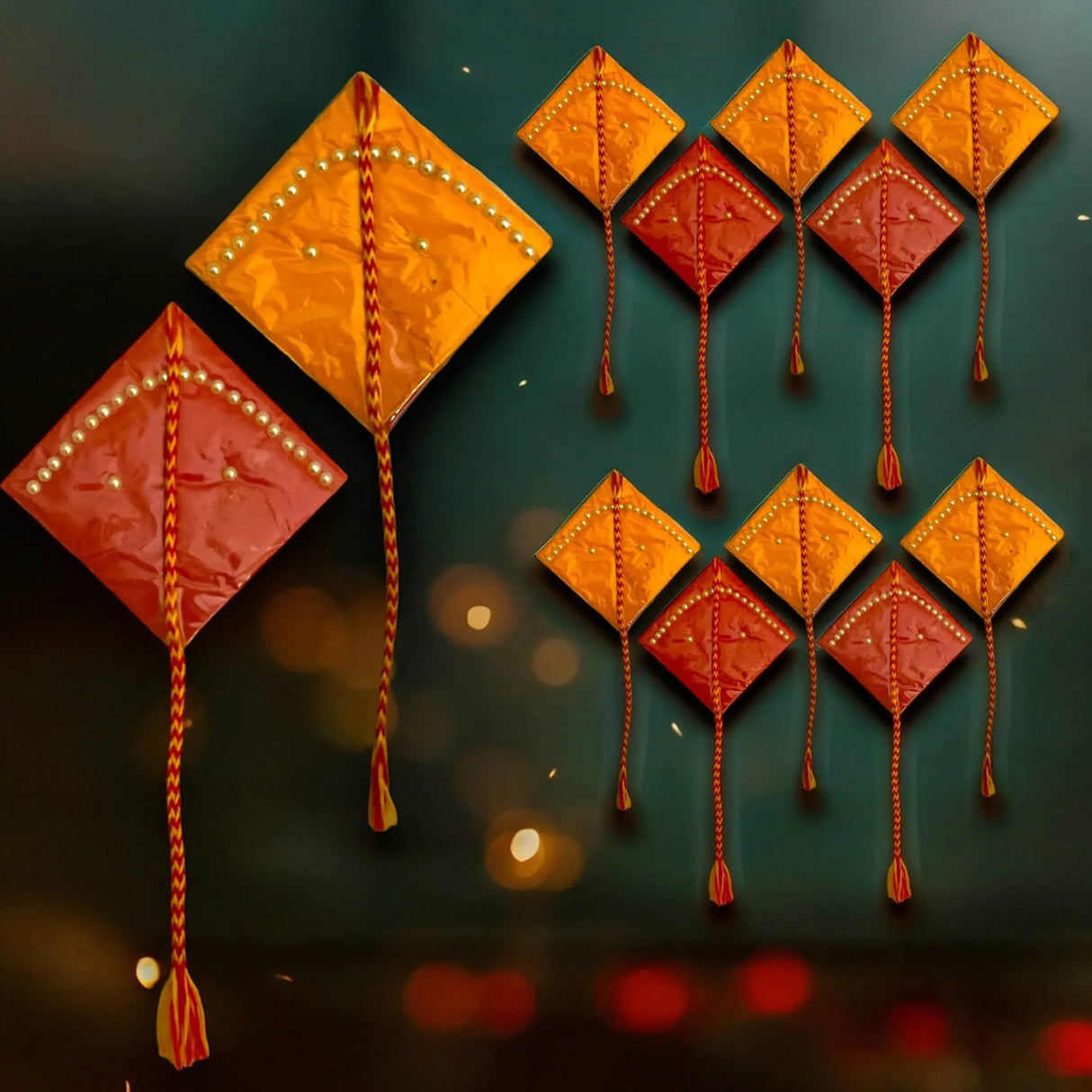 Haldi Kumkum Packets Bulk Kite Style Mini Packs Premium Sindoor and Turmeric Powder Combo - Hindu Thamboolam Set for Indian Wedding Havan Durga Puja Festive Essentials Return Gift - LoveNspire