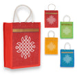 Kolam Jute Bag Burlap Gift Bags Eco-friendly Tote Bag for Bridesmaid Gift Indian Wedding Favor Return Gifts - LoveNspire