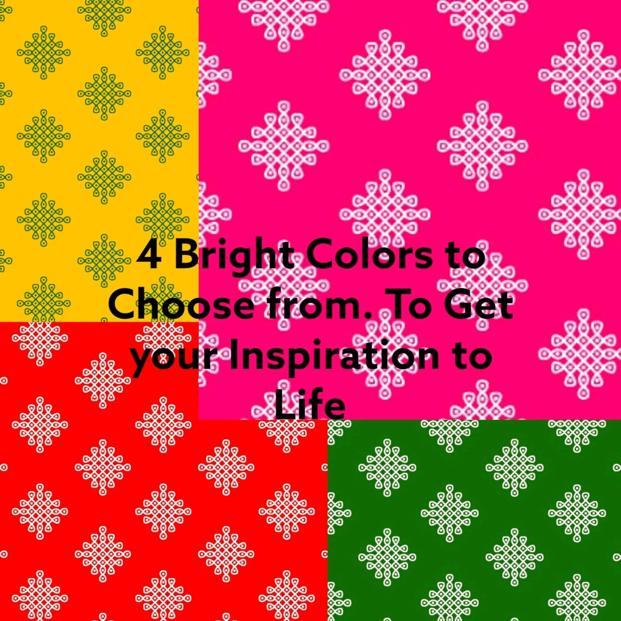 Kolam Rangoli Backdrop Indian Traditional Cloth Backdrop Photo Decor Banner Pooja Room Decor Decorative Cloth Dot Kolam Backdrop for Diwali Ganesha Puja Wedding Housewarming Gift - LoveNspire