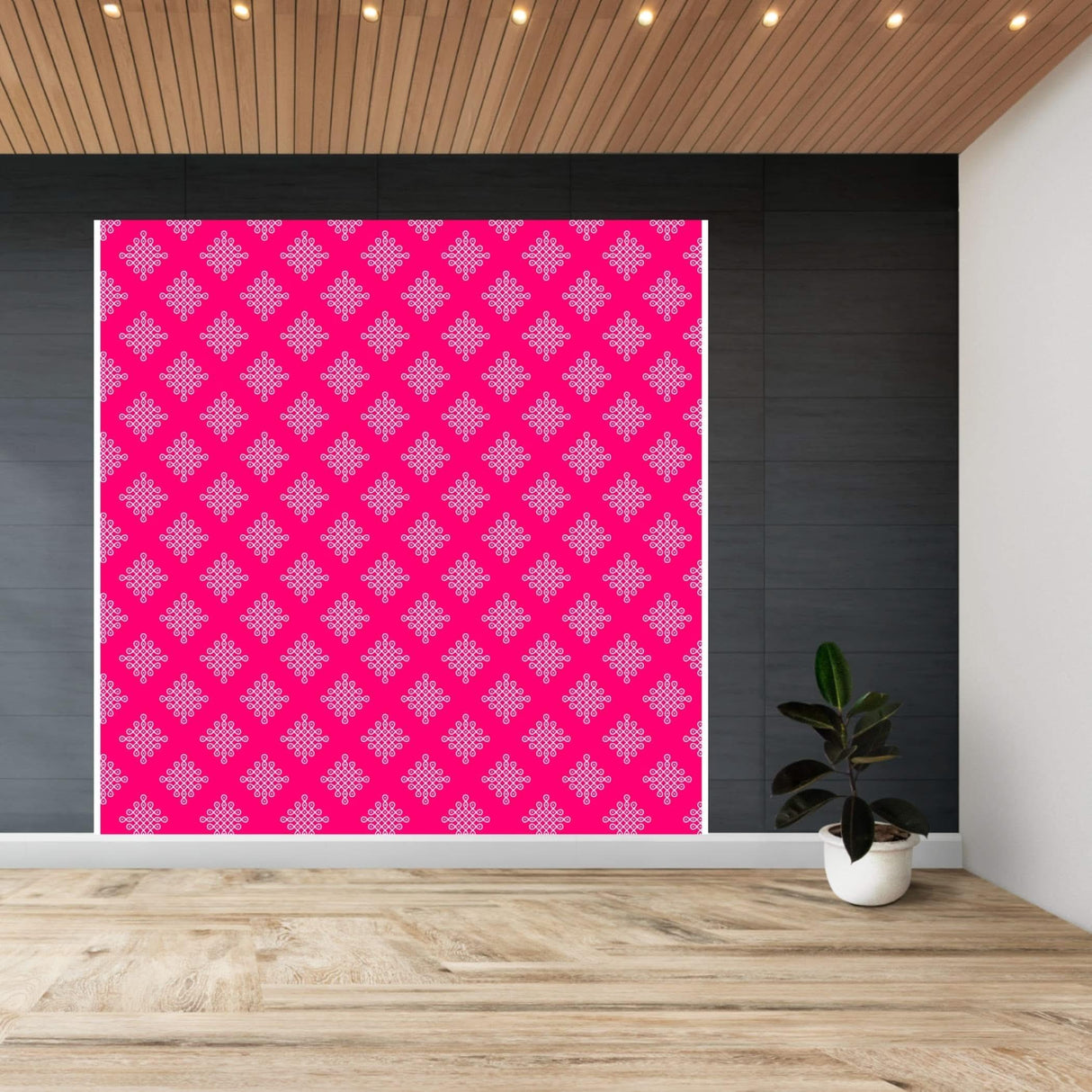 Kolam Rangoli Backdrop Indian Traditional Cloth Backdrop Photo Decor Banner Pooja Room Decor Decorative Cloth Dot Kolam Backdrop for Diwali Ganesha Puja Wedding Housewarming Gift - LoveNspire