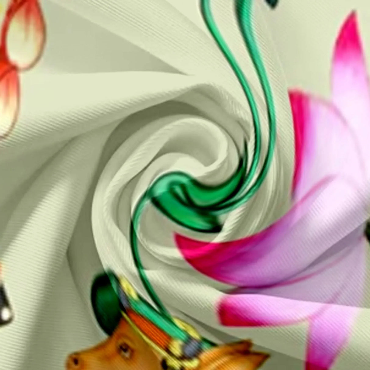 Krishna with Cow Backdrop Indian Traditional Cloth 5x8 Feet Backdrop Pooja Wall Decor Indian Wall Art Photo Decor Banner Indian Wedding Favor Decorative Pooja Cloth - LoveNspire