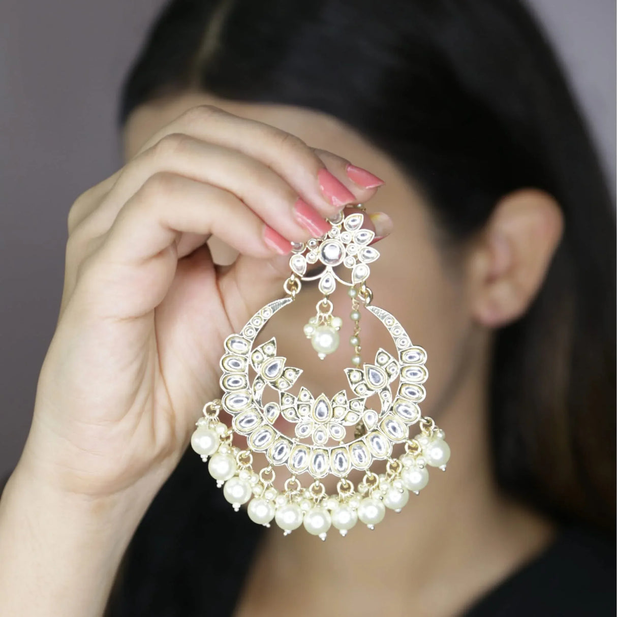 Kundan Maang Tikka Gold Plated Indian Traditional Women Forehead Jewelry Pakistani Punjabi Wedding Favor Designer Head Accessory Gift for Her - LoveNspire