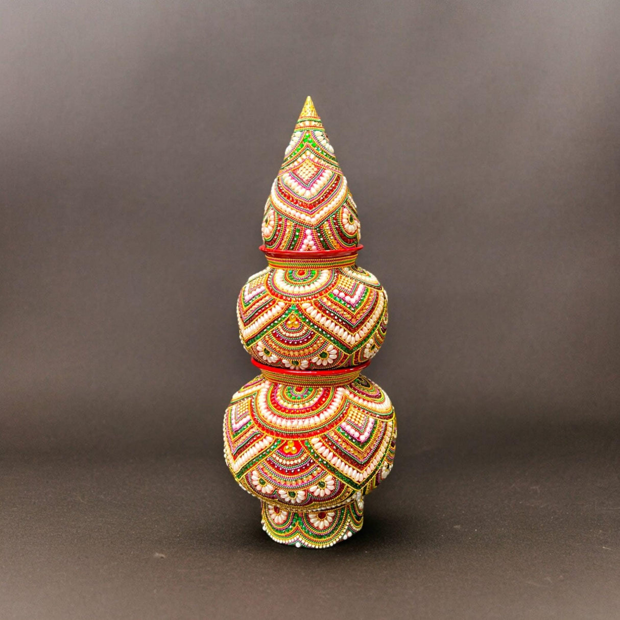 Decorative Kalash for Pooja Handmade Mild Steel Puja Kalash Wedding Decor Grah Pravesh Temple Home Mandir Decor - Festival Housewarming Gift Lota for Navratri Karvachauth Diwali - LoveNspire