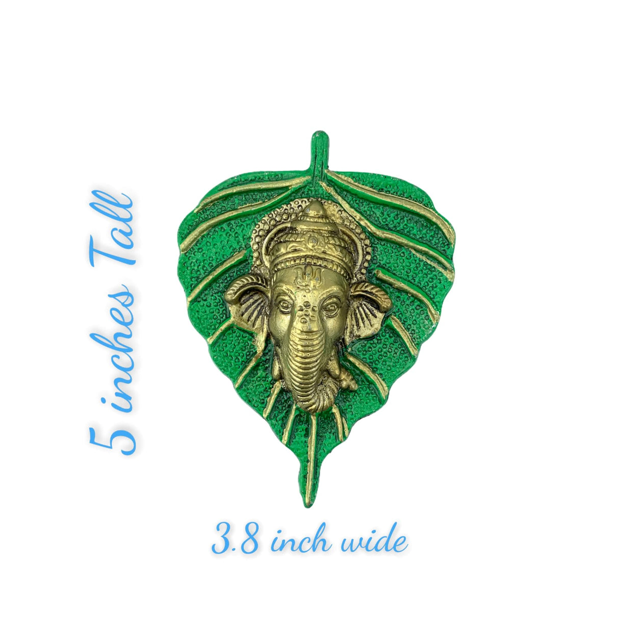 Leaf Ganesha Return Gift, Diwali Navrathri Decoration, Ganesh Wall Decor,housewarming Gift,indian Wedding, Pooja Puja Favor, Idol Statues, Feng Shui - LoveNspire