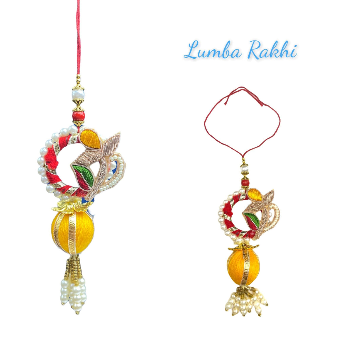 Leaf Lumba Designer Rakhi for Brother Gift Hamper for Brother Bhai and Bhabhi. Thread Bracelet for Rakshabandhan Raki. Rakasha Bandhan Gifts from Sister, - LoveNspire