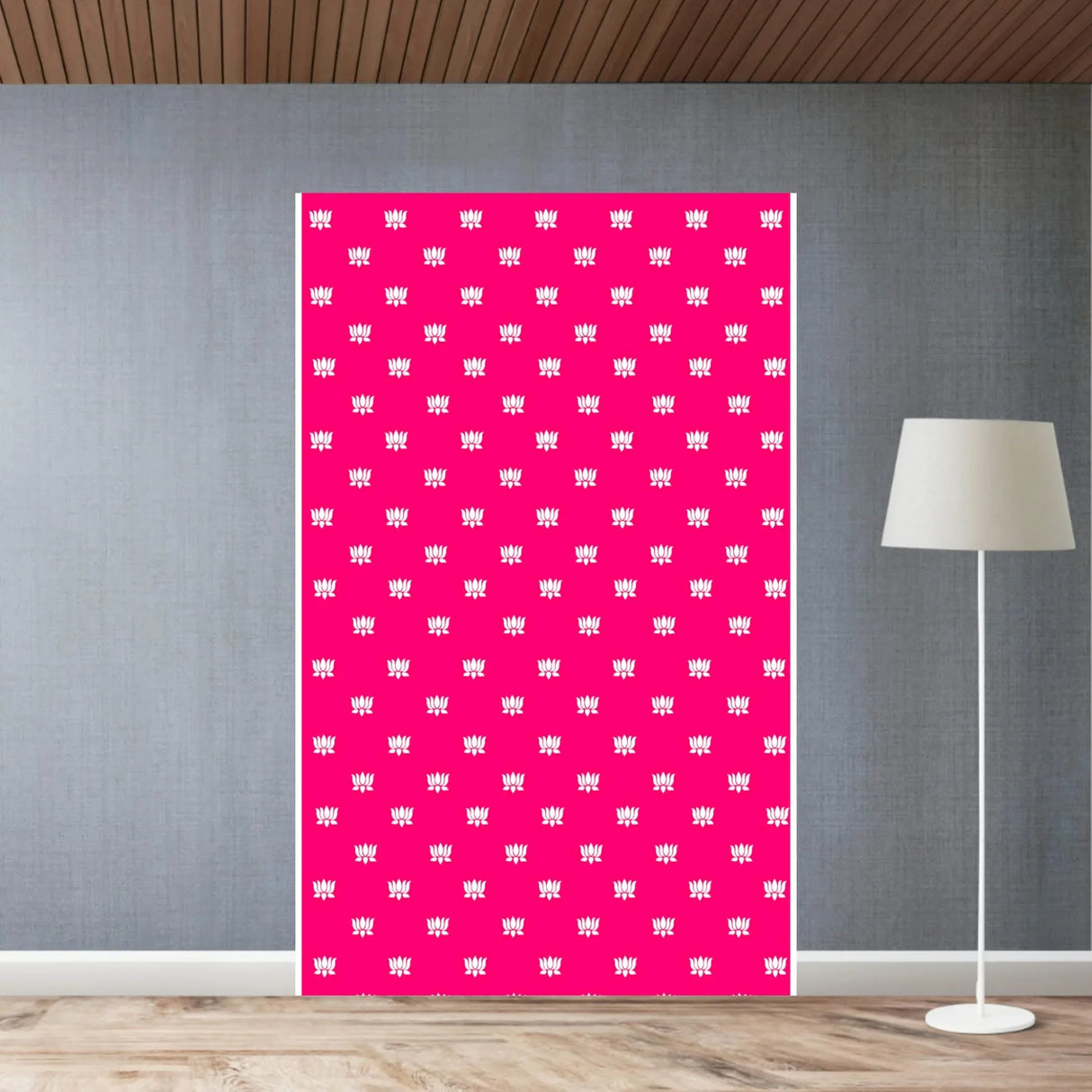 Lotus Backdrop Indian Traditional Cloth Indian Festival Decor Indian Pooja Wall Decor Indian Wall Art Photo Decor Banner Decorative Pooja Cloth Hindu Wedding Favor - LoveNspire