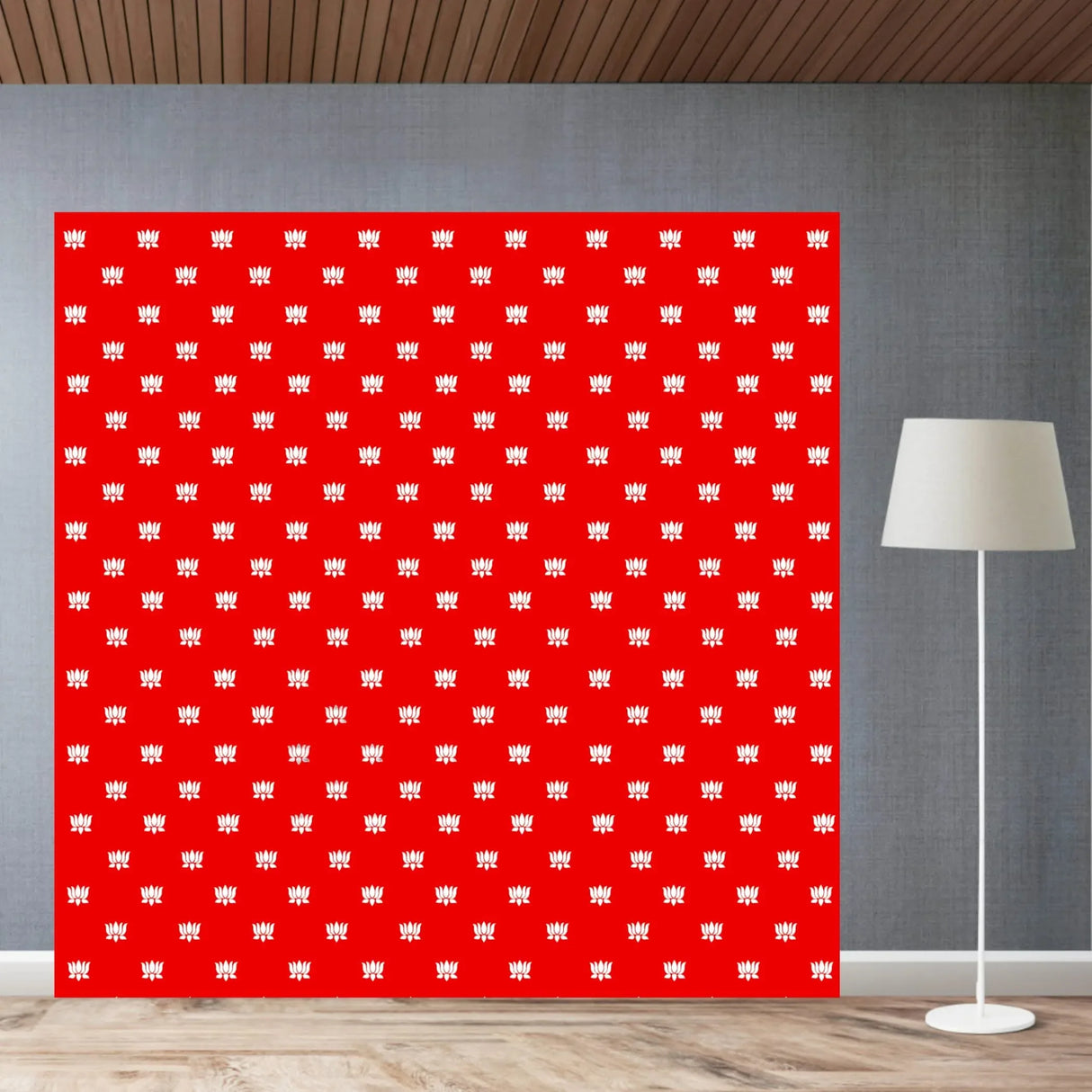 Lotus Backdrop Indian Traditional Cloth Indian Festival Decor Indian Pooja Wall Decor Indian Wall Art Photo Decor Banner Decorative Pooja Cloth Hindu Wedding Favor - LoveNspire