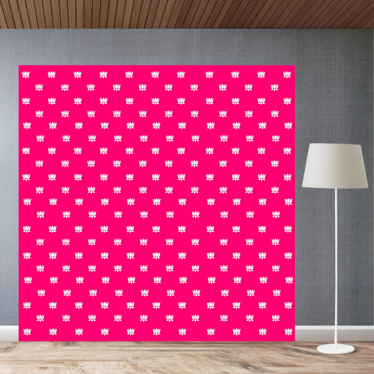 Lotus Backdrop Indian Traditional Cloth Indian Festival Decor Indian Pooja Wall Decor Indian Wall Art Photo Decor Banner Decorative Pooja Cloth Hindu Wedding Favor - LoveNspire