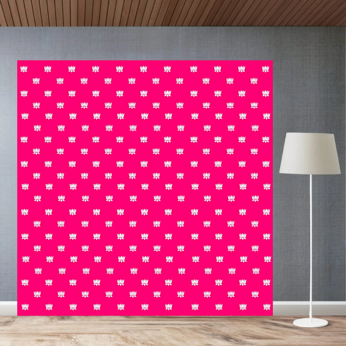 Lotus Backdrop Indian Traditional Cloth Indian Festival Decor Indian Pooja Wall Decor Indian Wall Art Photo Decor Banner Decorative Pooja Cloth Hindu Wedding Favor - LoveNspire