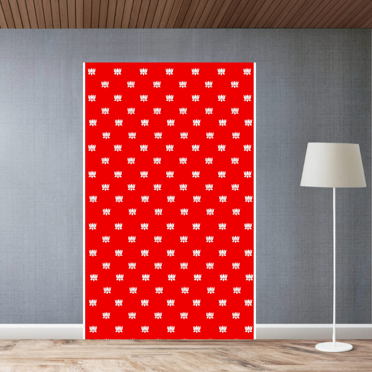Lotus Backdrop Indian Traditional Cloth Indian Festival Decor Indian Pooja Wall Decor Indian Wall Art Photo Decor Banner Decorative Pooja Cloth Hindu Wedding Favor - LoveNspire