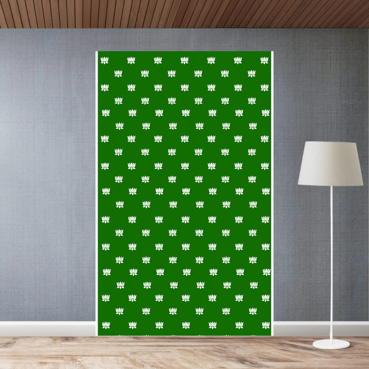 Lotus Backdrop Indian Traditional Cloth Indian Festival Decor Indian Pooja Wall Decor Indian Wall Art Photo Decor Banner Decorative Pooja Cloth Hindu Wedding Favor - LoveNspire