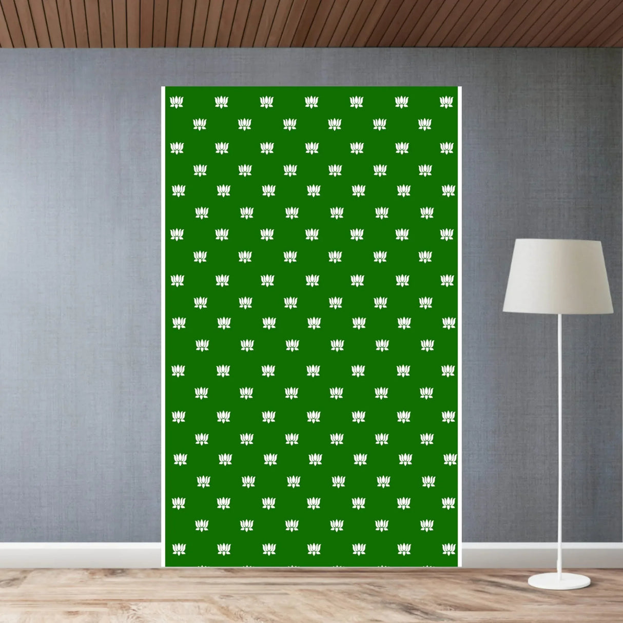 Lotus Backdrop Indian Traditional Cloth Indian Festival Decor Indian Pooja Wall Decor Indian Wall Art Photo Decor Banner Decorative Pooja Cloth Hindu Wedding Favor - LoveNspire