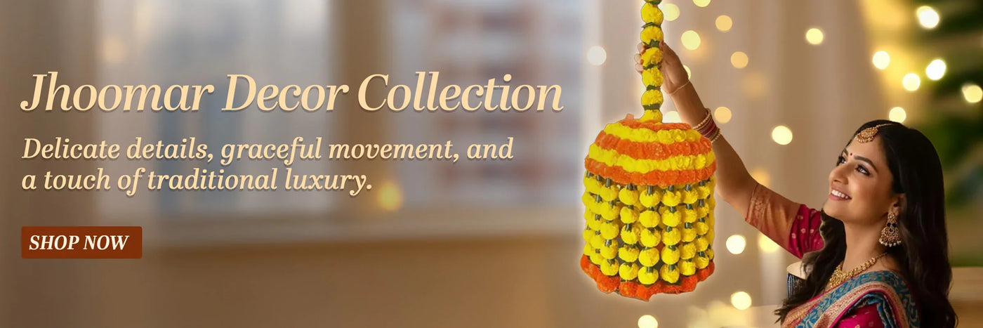 Floral Jhoomar Chandelier Collection Floral Jhoomar Chandelier Decor and Hanging Accessories – LoveNspire